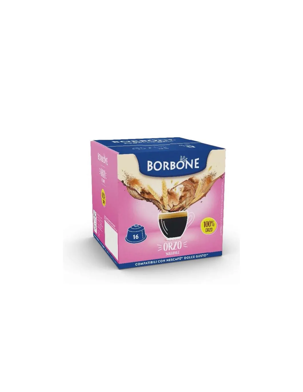 Borbone Orzo 16 Capsule Compatibili Dolce Gusto