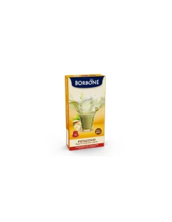 Borbone Pistacchio 10 Capsule Compatibili Sistema Nespresso