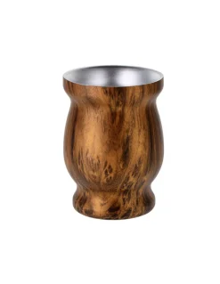 Calebassa Per Mate In Acciaio Legno