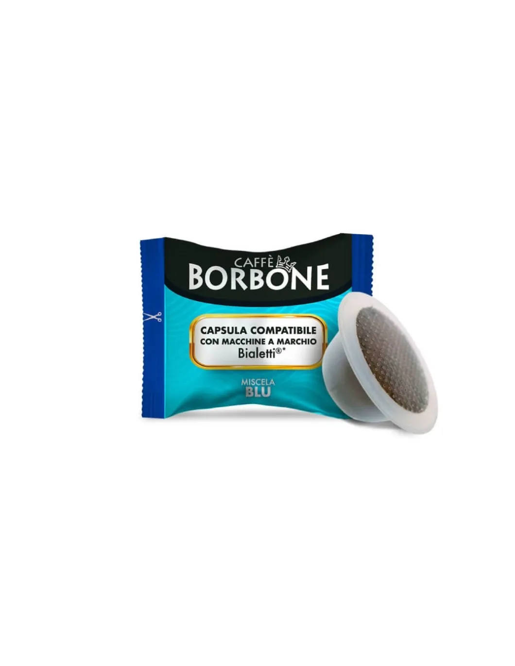 50 Capsule Borbone Miscela Blu Compatibili con Bialetti