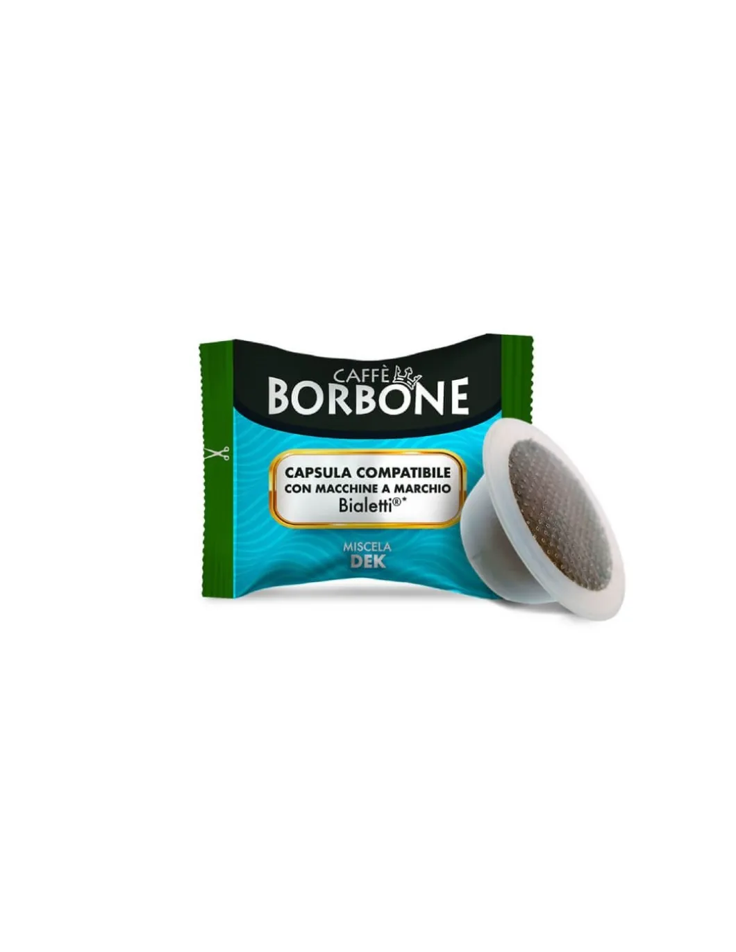 50 Capsule Borbone Miscela Decaffeinato Compatibili con Bialetti