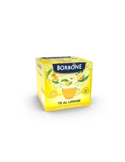 Cialde Tè al Limone Borbone - Confezione da 18 Pezzi - Senza Zuccheri Aggiunti