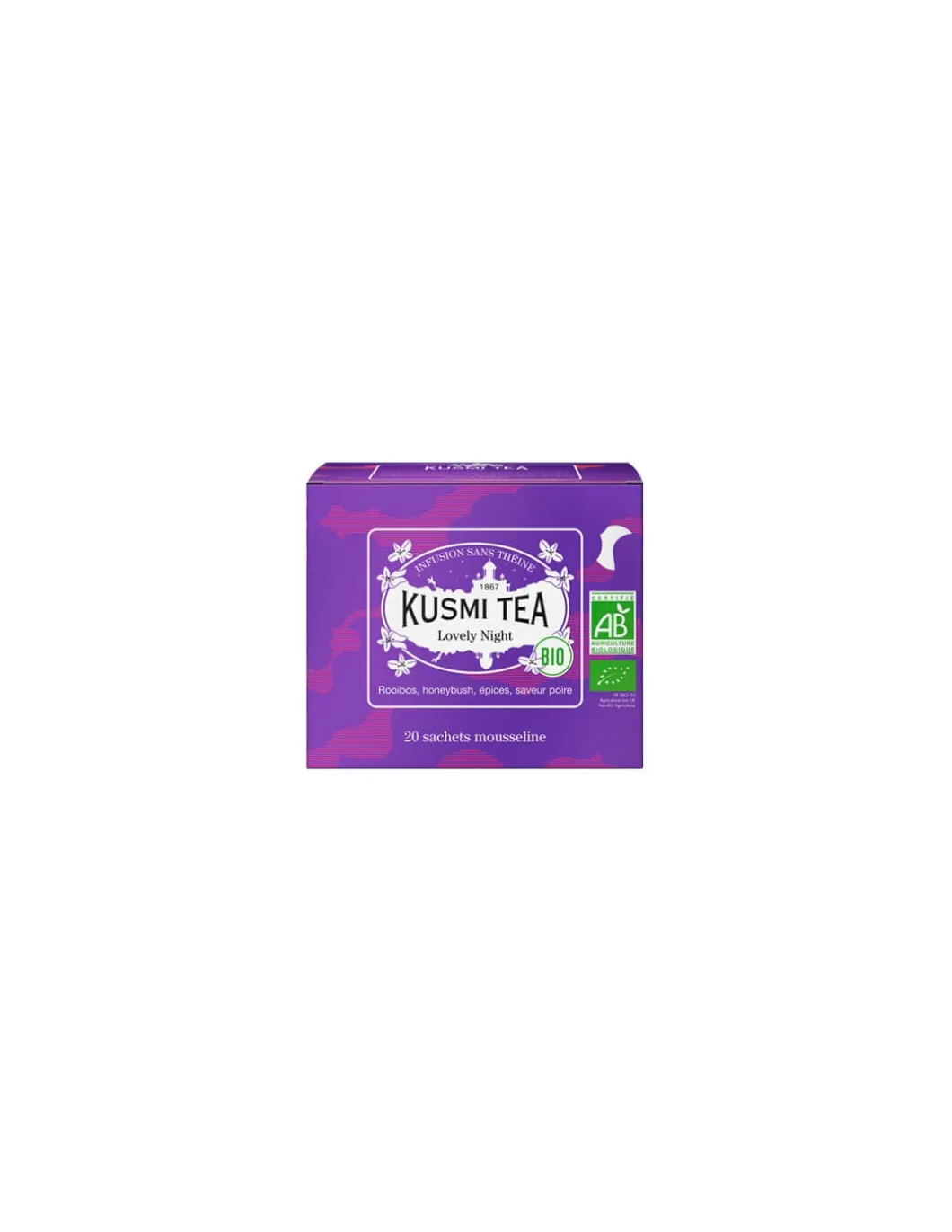 Lovely Night Bio - Rooibos, Honeybush, Tiglio - Kusmi Tea