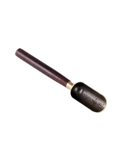 Sessola In Ottone Yong Con Manico In Legno