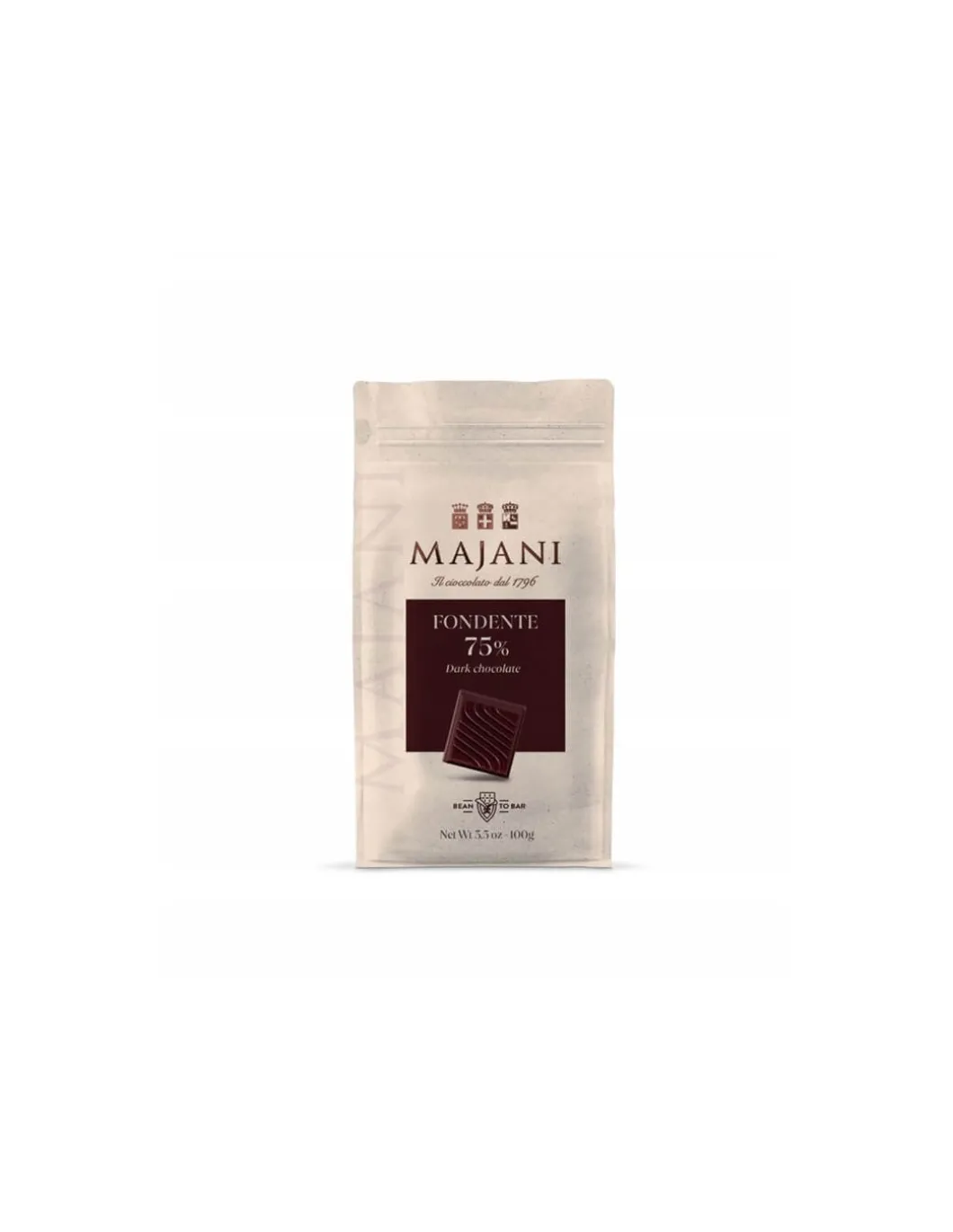 Tavoletta Di Finissimo Cioccolato Fondente Extra 75%