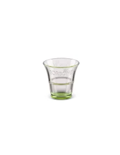 Tazzine Bicchierino Caffè Borbone in vetro Verde