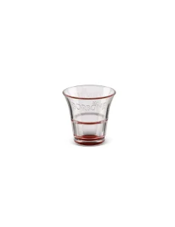 Tazzine Bicchierino Caffè Borbone in vetro Rosso