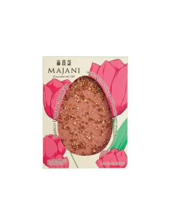 Uovo Platò Majani Bianco Con Fragola E Mandorla