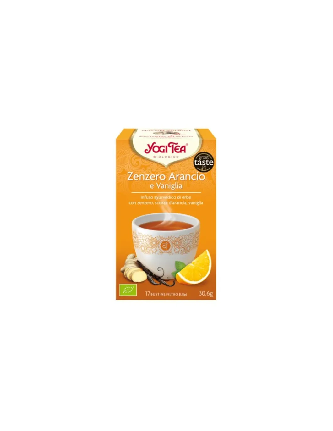 Zenzero Arancio Vaniglia - Infuso Ayurvedico